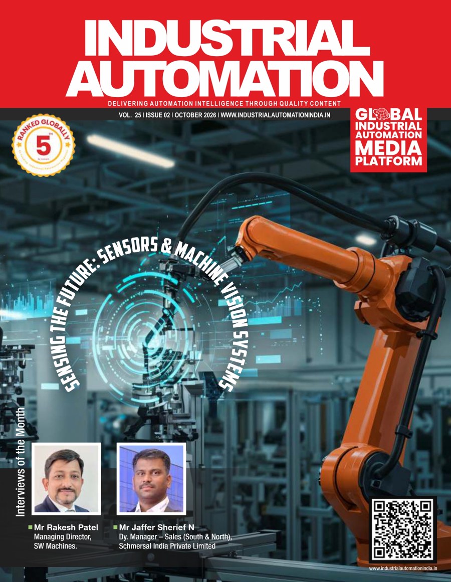Industrial Automation, October 2026 issue: Sensing the Future, Sensors and Machine Vision Systems